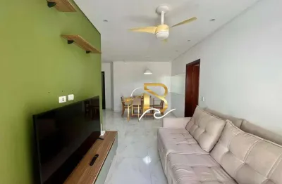 Apartamento com 1 dormitório à venda, 54 m² por r$ 245.000 - enseada - guarujá/sp