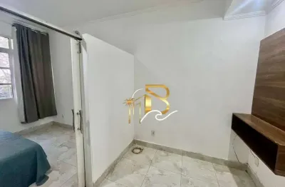 Apartamento com 1 dormitório à venda, 36 m² por r$ 260.000 - pitangueiras - guarujá/sp