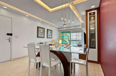 Apartamento com 3 dormitórios à venda, 115 m² por r$ 849.000,00 - praia da enseada - guarujá/sp