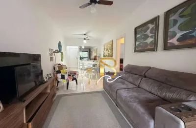 Apartamento com 2 dormitórios à venda, 110 m² por r$ 595.000,00 - pitangueiras - guarujá/sp