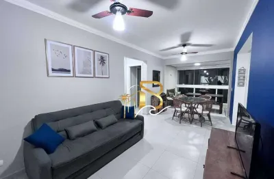 Apartamento com 2 dormitórios à venda, 76 m² por r$ 580.000,00 - tortugas - guarujá/sp