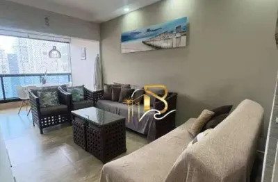 Apartamento com 2 dormitórios para alugar, 65 m² por r$ 5.700/mês - pitangueiras - guarujá/sp