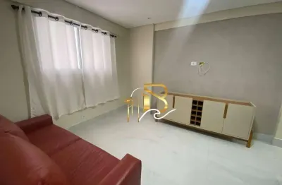 Apartamento com 1 dormitório para alugar, 67 m² por r$ 3.000/mês - pitangueiras - guarujá/sp