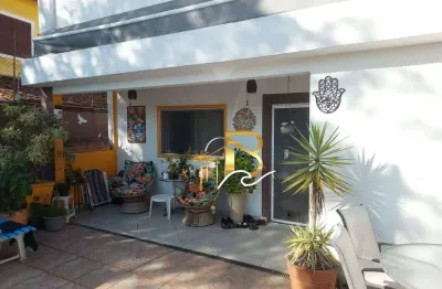 Sobrado com 3 dormitórios à venda, 179 m² por r$ 680.000 - santa rosa - guarujá/sp