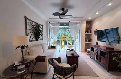 Apartamento com 3 dormitórios, 120 m² - venda por r$ 750.000,00 ou aluguel por r$ 7.660,00/mês - pitangueiras - guarujá/sp