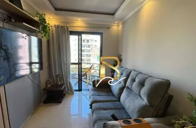 Apartamento com 2 dormitórios à venda, 67 m² por r$ 430.000,00 - tombo - guarujá/sp