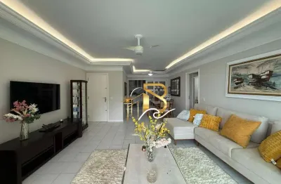 Apartamento com 3 dormitórios para alugar, 170 m² por r$ 7.000/mês - pitangueiras - guarujá/sp