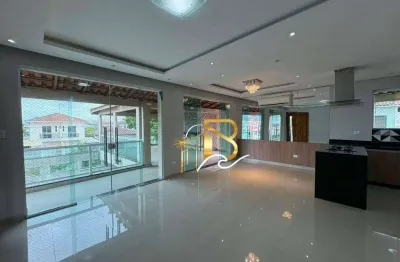 Sobrado com 3 dormitórios para alugar, 140 m² por R$ 4.000/mês - Vila Santa Rosa - Guarujá/SP