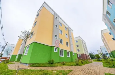 Imperdível apartamento novo por  r$279mil   divisa de santa felicidade em almirante tamandaré-pr, 2 quartos, 1 sala, 1 banheiro e vaga de garagem.