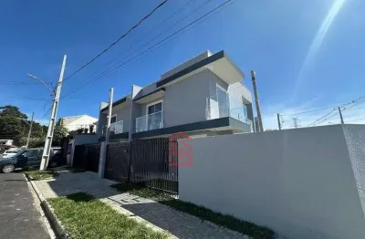 Sobrado à venda em curitiba-pr, cidade industrial: 2 quartos, 2 salas, 2 vagas, 67,60m² de área. venha conferir!