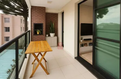 Apartamento de 2 quartos sendo 1 suíte à venda no bairro são francisco, curitiba-pr: 76,82m², 2 salas, 2 banheiros e 2 vagas de garagem!