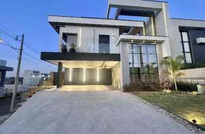 Sobrado com 4 dormitórios à venda, 283 m² por r$ 2.500.000,00 - condomínio residencial milano - indaiatuba/sp