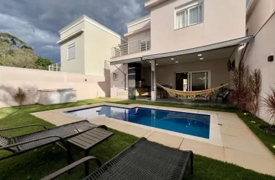 Casa em condomínio à venda em indaiatuba - jardim panorama - com piscina e móveis planejados