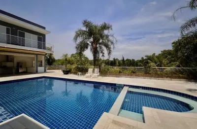 Casa em condomínio alto padrão em indaiatuba, colinas do mosteiro de itaici frente ao lago com academia privativa - venda e aluguel