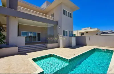 Sobrado em condomínio com 3 suítes e piscina em indaiatuba - condomínio terra magna