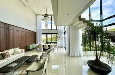 Sobrado em condomínio com 5 suítes em indaiatuba - parque villa dos pinheiros - 580 m²