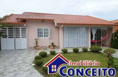 C262 - linda residência a 400m do mar localizada no balneário mariluz