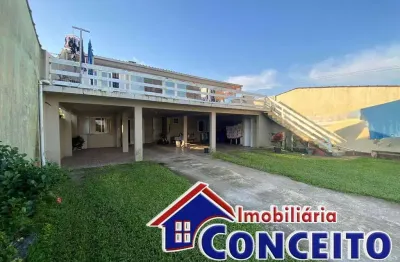 C333 - excelente residência composta de 06 dormitórios a 350 metros do mar