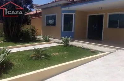Ampla casa com área de lazer completa no parque hotel – araruama/rj