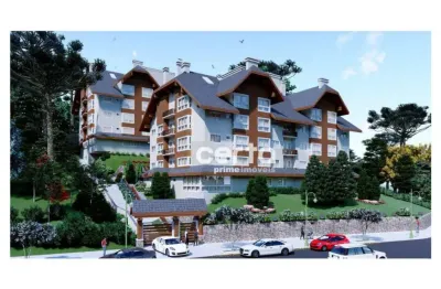 Apartamento com 1 dormitório à venda, 52 m² - centro - gramado/rs