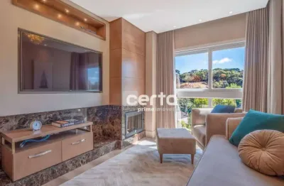 Apartamento com 2 dormitórios à venda, 76 m²- centro - gramado/rs