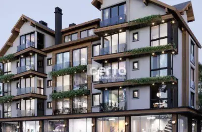 Apartamento com 2 dormitórios à venda, 80 m² - palace hotel - canela/rs
