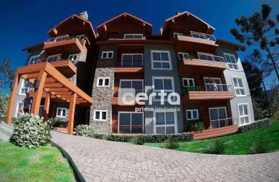 Apartamento com 2 suítes à venda, 76 m² - avenida central - gramado/rs