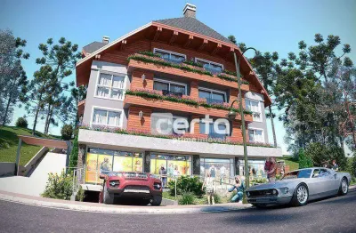 Apartamento com 2 suítes à venda, 84 m² - mato queimado - gramado/rs