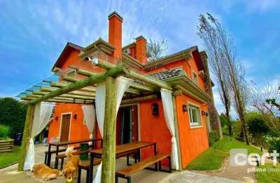 Casa com 3 dormitórios à venda, 238 m² por  mato queimado - gramado/rs