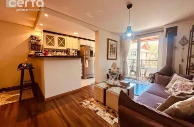 Apartamento com 2 dormitórios à venda, 84 m² - caracol - canela/rs