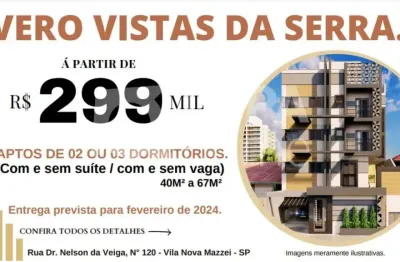 Apartamento com 2 dormitórios á venda na vila nova mazzei