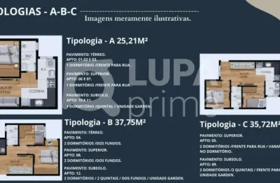 Apartamento com 2 dormitórios á venda no parque vitória