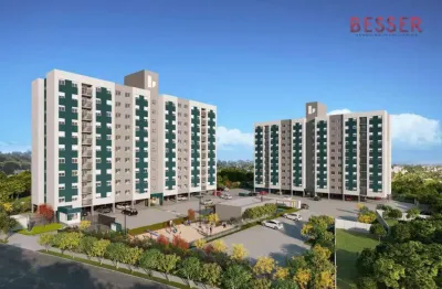 Apartamento à venda, 49 m² por r$ 245.000,00 - rondônia - novo hamburgo/rs