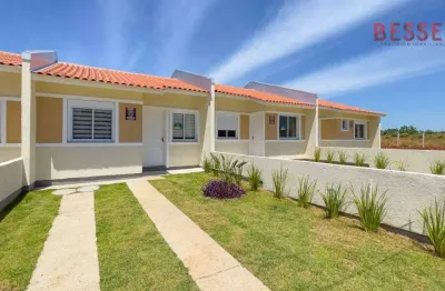 Casa com 2 dormitórios à venda por r$ 183.000 - novo parque planejado - gravataí/rs