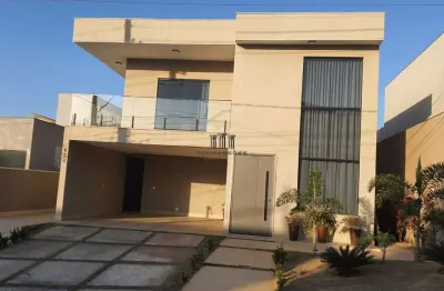 Casa recém construída, 2 pavimentos, 4 quartos no condominio gran park em vespas