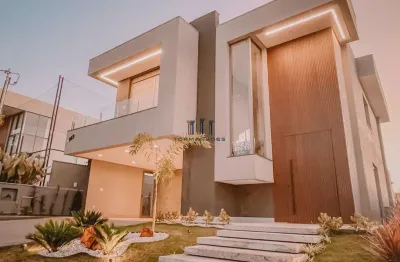 Casa com 4 suítes, piscina, gourmet, no condomínio gran park em vespasiano/mg