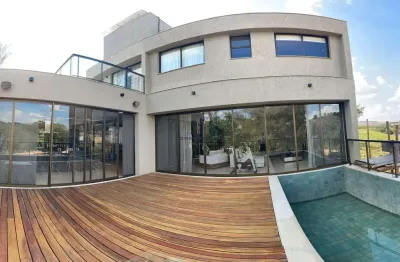 Casa moderna 4 quartos com piscina condomínio alphaville - vespasiano/mg