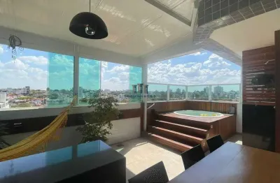 Cobertura com gourmet e spa 3 quartos no itapuã/belo horizonte