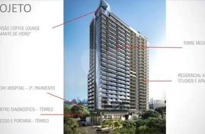 Kitnet / Stúdio à venda na Avenida Rubem Berta, Indianópolis, São Paulo