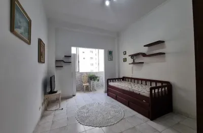 Kitnet no boqueirão – meia quadra da praia! vista mar