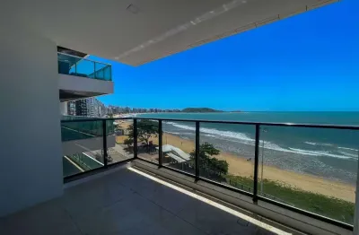 Imóveis à venda em guarapari praia do morro, apartamento de 3 quartos de frente total para o mar, com lazer completo na cobertura