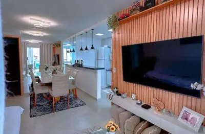 Apartamento 2 quartos mobiliado com lazer completo na av. copacabana