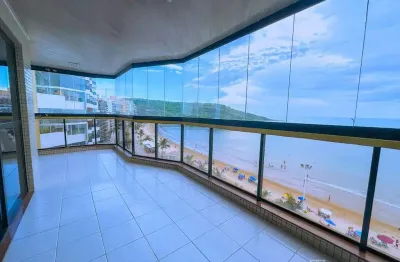 Apartamento de alto padrão a venda de frente para o mar com 4 suítes na deslumbrante praia do morro, em guarapari