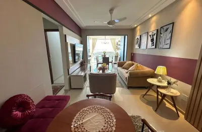 Apartamento 3 quartos a venda na orla da praia do morro, totalmente mobiliado