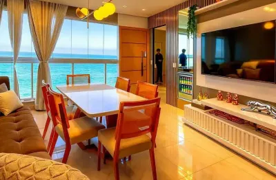 Apartamento 3 Quartos a venda de para Frente Mar da Praia do Morro finamente mobiliado e decorado