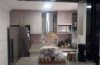 Apartamento com 2 dormitórios à venda, 45 m² por r$ 230.000 - jardim terramérica i - americana/sp