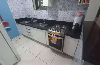Apartamento com 2 dormitórios à venda, 49 m² por r$ 175.000 - jardim recanto - americana/sp