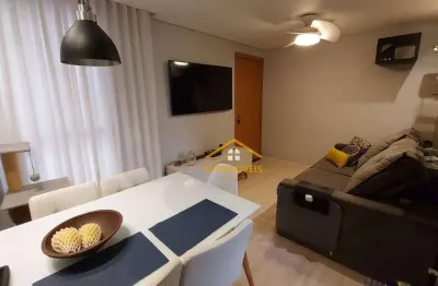 Apartamento com 2 dormitórios à venda, 40 m² por r$ 210.000 - morada do sol - americana/sp
