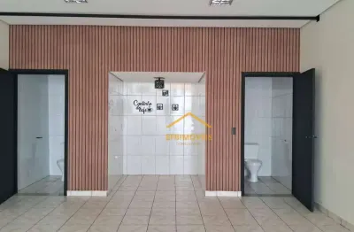 Salão para alugar, 75 m² por r$ 1.500,00/mês - jardim bela vista - nova odessa/sp