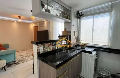 Apartamento com 2 dormitórios à venda, 49 m² por r$ 230.000 - jardim terramérica i - americana/sp
